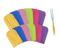 12pcs Reusable Duster Refill for Flash Dust Magnet, Reusable Dusters Compatible with Swiffer Duster Refills for Home and Car Furniture Dusting with Reusable Design