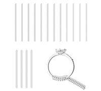 12Pcs Ring Adjuster for Loose Rings, Transparent Ring Size Adjuster for Loose Rings, Ring Size Adjuster Make Ring Smaller without Resizing, Ring Tightener for Loose Rings Invisible