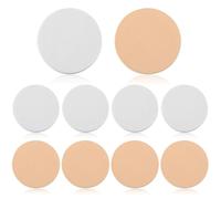 12PCS Round Makeup Sponges, Facial Powder Puff Makeup Sponge for Foundation Blending Cosmetic Sponges Beauty Foundation Powder Blender for All Skin Types Wet and Dry Dual Use(White Skin)