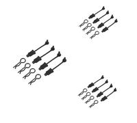 12Pcs Rubber Body Clip Retainer Shell Fixed Buckle Lock AR390178 for 1/7 1/8 ARRMA Mojave Limitless Typhon Kraton RC Car