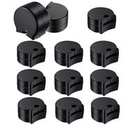 12Pcs Rubber Clarinet Thumb Rest Cushion Protector Can Help Eliminates Fatigue and Stress Alleviating The Fatigue Of Long-Term Playing, Black