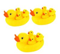 12Pcs Rubber Ducks, Rubber Ducks Multipack, Bath Ducks for Toddlers and Babies, Fun Time Bath Toys, Plastic Ducks for Bathtub and Pool Play, Sensory Development Toys for 6+ Months