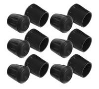 12pcs Rubber Speaker Isolation Feet 25mm Black Caps | Easy Installation, Stable Grip, Vibration Buffering, Floor Protection for Tile Floors, Rehearsal Spaces