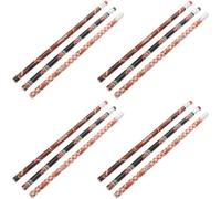12pcs Rugby Pencil for Students, Long Wood Writing Pencils for Study