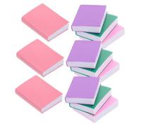 12Pcs Scale Decoration Colorful Tiny Book Accessories for DIY Micro Photography and Crafting Projects for Dollhouse Scenes and Microlandscape
