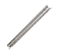 12PCS Scroll Saw Blades with Spiral Teeth for Wood Metal Plastic Cutting Coping Saw Blades Tip End 2#