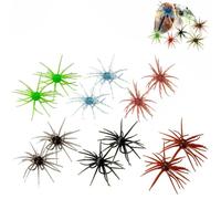 12PCS Sea Urchin Bait, Bass Fishing Bait, Lure Bait for Black Pits, Soft Sea Urchin Baits, Soft Artificial SeaUrchin Lures for Shore, Trout, River, Lake, Saltwater, Freshwater (10CM)