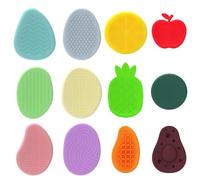 12PCS Sensory Fidget Toys for Anxiety Relief, Soft Silicone Worry Stones, Textured Silent Fidget Toys for Autism and Stress, Calming Sensory Stones for Kids and Adults, School Office Desk