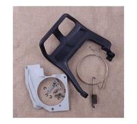 12pcs Set Chain Brake Cover Tension Spring Band Level Hand Guard Assembly Replacement Compatible with 066 MS650 MS660 Chainsaws