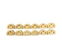 12Pcs/set Classical Guitar String Retainer String Guide String Buckle Triple-Cornered Chord Tie For Guitar Accessories