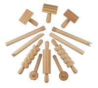 12Pcs/Set Sensory Bin Toys, Wooden Sensory Bin Tools Montessori Fine Motor Learning Pretend Play Kitchen Tableware for Kids Preschool Learning Toys Art Supplies.
