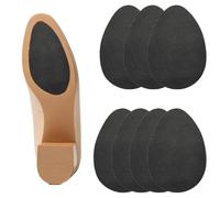 12Pcs Shoe Grips Anti Slip,Non Skid Self Adhesive Rubber Sole Protectors Selfs Shoe Bottom and Heel Anti Slip Grip Pads for Men and Women On Bottom of Shoes for Sneakers Heels Boots(Black)