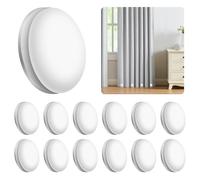 12Pcs Shower Curtain Weights, Curtain Weights for Hems, Magnetic Curtain Weights, Curtain Weights Bottom No Sew, Heavy Duty Curtain Magnets For Refrigerator, Drapery, Tablecloth (White)