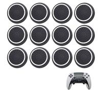 12PCS Silicone Analog Stick Thumb Grip Caps - Anti-Slip, Anti-Scratch Thumb Covers for PS3/PS4/PS5/XBOXONE 360 Joystick