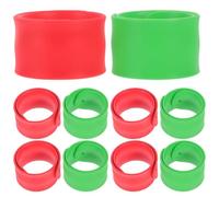 12pcs Silicone Metal Wrapping Paper Strips Holder for Holiday Storage