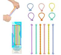 12pcs Silicone Sensory Stick - Small Sensory Sticks for Toddlers, Sensational Fidget Toys, Autism and Adhd Toy, Calming Sensational Tools for Stress Relief, Perfect for Calming and Focus