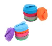 12pcs Silicone Soda Can Lids Reusable Spill-proof Beverage Covers