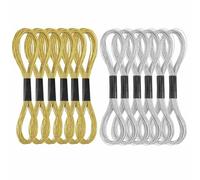 12pcs Skeins Glitter Embroidery Floss Metallic Embroidery Thread Sewing Cross Stitch Threads Gold and Silver Polyester Thread, Friendship Bracelets Thread for DIY Embroidery Threads, Crafts Threads