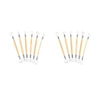 12Pcs Sludge Pottery Clay Scraper Clay Sculpture Tool Clay Sculpting Modelling Tools for Sculpting Art Supplies