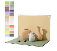12PCS Small Food Photo Background Paper Tabletop Product Board Reflector with Stand Photography Backdrops Double-Side 16x11.5IN Seamless Flat Lay Paper Props Shoot for Food Jewlery Cosmetics