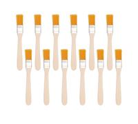 12Pcs Small Paint Brushes Small Touch Up Paint Brush 1/2 Inch Brushes with Wood Handle for Furniture Painting Walls Ceilings Woodwork Cabinets Fences Edge Painting Decorating Tool