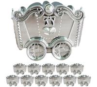 12pcs Small Silver Mining Car Box Gift Box for Sweets