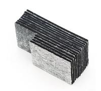 12pcs Snooker Pool Table Cushion Facings Reliable Rubber Material for Corner Protection (Square corner)