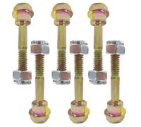 12Pcs Snow Blower Replacement Parts - Replacement Shear Pins and Nut - Compatible Shear Bolts for 2 Stage Snow Blowers Gardening