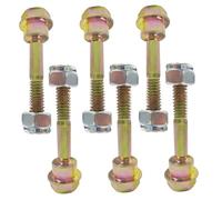 12Pcs Snow Blower Replacement Parts - Replacement Shear Pins and Nut - Compatible Shear Bolts for 2 Stage Snow Blowers