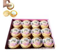 12pcs Soft Dumpling Stress Balls Fidget Sensory Toy- Squeeze Dough Ball Stress Relief Dumpling with Box, Stress Relief Bun with Food Steamer Stretchy Desk Toys, More Surprises (A)