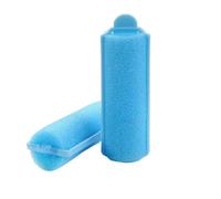 12pcs Soft Sponge Foam Cushion Hair Rollers Hair Curlers Barber DIY Curls Hairdressing Kit Heatless Wave Formers Hair Styling Tools Hair Curlers(Blue,4cm)