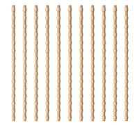 12Pcs Solid Wood Decorative Border Strip 15.7inch Unfinished 3D Decorative Wood Molding Cute DIY Trim for Picture,Door and Window Frames, YWD-002 Double Gourd Trim Width * Thickness (9 * 4.5mm)