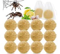 12PCS Spider Repellent for Indoor, Peppermint Oil Spider Deterrent Spider Ant Away, Spider Repellent for House Garage Patio Attic Lawn Outdoor, Family & Pet Safe