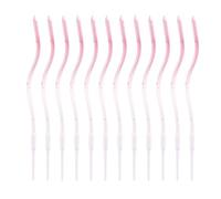 12pcs Spiral Cake Candles, Twist Slim Long Birthday Cake Candles | Cupcake Decoration with Stand for Birthday Party Wedding Anniversary (Mix Gradient 5)