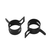 12pcs Spring Hose Clamps Fuel Line Water Pipe Clamp Hoops Air Tube Fastener Clips M6-M36 for Plumbing(12pcs 10mm)