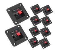 12pcs Square Speaker Box Terminal Cup Binding Post Clips