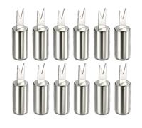 12PCS Stainless Steel Corn on The Cob Skewers, Corn Holders for BBQ, Camping, Kitchen and Parties, Durable Reusable Sweetcorn Holders and Corn on The Cob Forks for Easy Serving