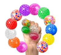 12Pcs Stress Balls for Adults,Stress Squishy Fidget Balls for Kids Squeeze Toys Anxiety Relief Physiotherapy Fidgets Gadgets for Adults School,Kid Adult With ADHD,OCD,Autism Non Tension Improve Focus