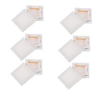 12Pcs Stretched Canvas Panels for Oil Painting - White DIY Art Frames, 5x5 cm - Perfect for Artists & Creative Projects