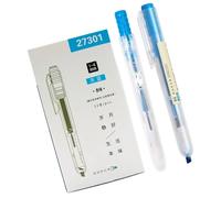 12Pcs Student Study Fluorescent Highlighters Colorful Gentle on Eyes Fluid Inks Flows for Textbook Annotation and Color Coding Pen
