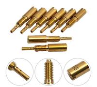 12pcs Subinjectors for Mikuni VM28 486 Carb For Pilot Jets Slow Jet 37 565 Thread Size 0x0 7mm Total Length 28mm Compatible with Various Models