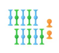 12pcs Suction Cup Dart HSYWSH Sucker Toys Pop Darts Sensory Sticks for Kids Release Stress Dart Toy Soft Silicone Suction Sticky Darts Throwing Toys Family Interactive Games Children (Multicolor A)