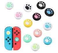 12pcs Switch Thumb Grip Caps,Joystick Covers Silicone Analog Stick Covers Kawaii Joystick Caps Replacement Joycon Thumb Grip Covers Thumb Stick Grip Cap for Nintendo Switch & Lite (Radom Color)