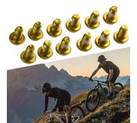 12Pcs T25 M5 X 9mm Bicycle Screws for Disc Brake, Stainless Steel For ROTOR Bolts for Road and Mountain Cycling (Black)
