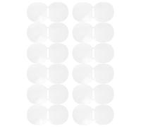 12pcs Table Tennis Paddle Protector PVC Film for Rubber | Moisture Barrier, Full Surface Coverage, Keeps Paddle Clean, for Training and Club Use