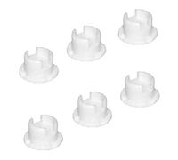 12pcs Tape Lock Button Plug Plastic Bottom Rail Cord Cover White Color Tape Lock Plug Blinds Accessory for Horizontal Faux Wood Blinds Bottom Rail