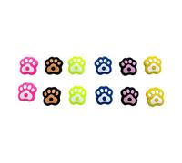 12Pcs Tennis Racket Dampener Shock Absorbers Soft Silicone Vibrations Control Tennis Racket Shock Absorbers Tennis Accessory Tennis Racket Vibrations Dampeners Tennis Grip Enhancer Soft Silicone for