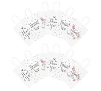 12pcs Thank You Bags Paper Gift Bags with Handles for Wedding Guests