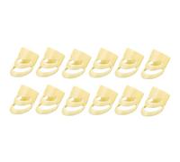 12Pcs Thumb Finger Hollow Guitar Picks Open Design for Banjo Ukulele Guitar Beginner Playing Parts Finger Game