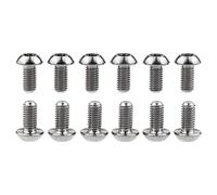 12Pcs Ti Titanium Bolts torx M5x10 Bicycle Bike Disc Brake Cycle Rotor Screws Gr5 (Titanium)